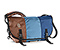 waxed canvas walnut brown / ballistic nylon alcatraz / ballistic nylon night blue
