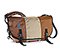 waxed canvas walnut brown / ballistic nylon barley / ballistic nylon walnut brown