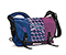 ballistic nylon night blue / polybond village violet w/ night blue screenprint / ballistic nylon village violet
