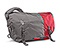 ballistic nylon gunmetal / gunmetal / revlon red