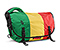 ballistic nylon emerald / reso yellow / bixi red