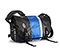 coated nylon black / coated nylon blue / super bright silver