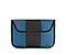 ballistic nylon blue / black / blue