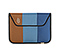 ballistic nylon walnut brown / alcatraz / night blue