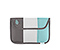 ballistic nylon gunmetal / white / robin