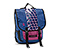 420d nylon night blue / village violet w/ night blue screenprint / night blue