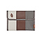 canvas tusk grey / canvas mahogany brown / ballistic nylon gunmetal