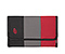 ballistic nylon black / gunmetal / red