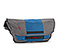 420d nylon gunmetal / blue / black