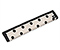 polka dots linen black