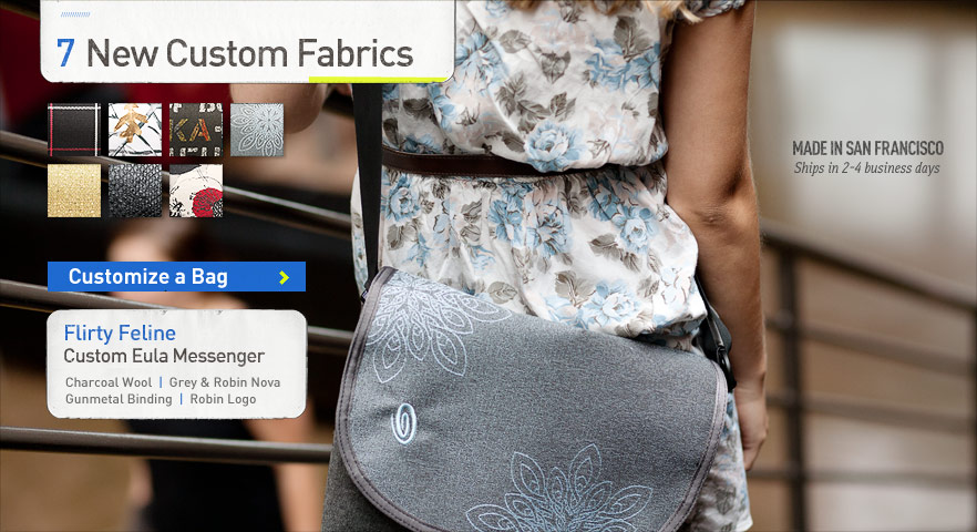 Customize a Bag. 7 New Fabrics.