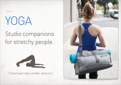 Yoga. Studio companions for stretchy people.