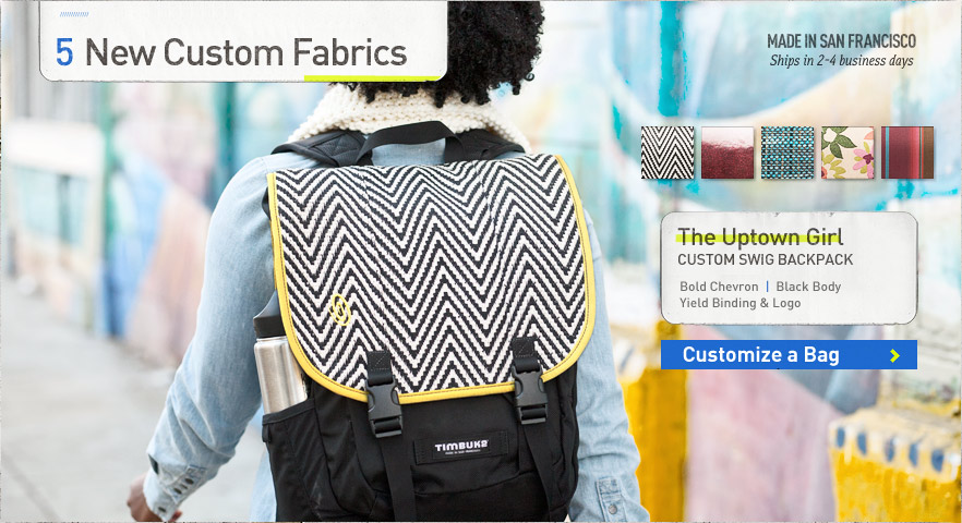 Customize a Bag. 5 New Fabrics.