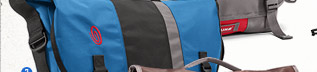 D-Lux Racing Stripe Laptop Messenger