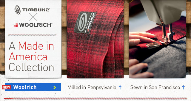 A Made in America Collection. Milled in Pennsylvania. Sewn in San Francisco.